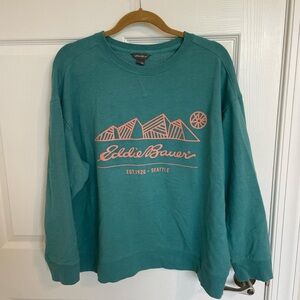 Eddie Bauer Teal Sweatshirt
